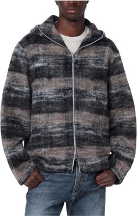 Our Legacy Full Zip Hood - Heren - Vesten met rits - Veelkleurig - M - Katoen - Hoodies & sweatvesten