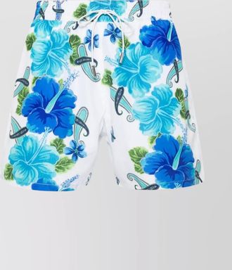 Etro floral-print swim shorts