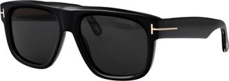 Tom Ford Ft 1201 Zonnebril - Heren - Zonnebrillen - Zwart - 56 MM - Accessoires