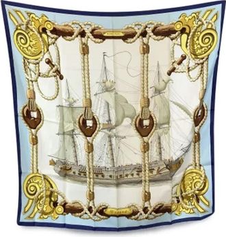 Hermès Pre-owned Scarves, female, Multicolor, Size: ONE SIZE Pre-owned Silk scarves