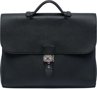 Herm&egrave;s Pre-owned Hermes Togo Sac A Depeches 38 Unisex PTBCPP6J97A6KEI8