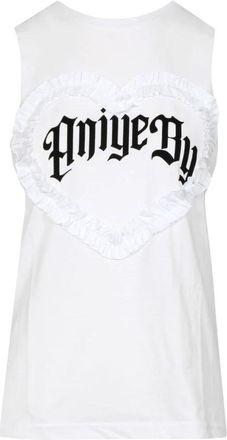 Aniye By Top Milk - Dames - Tops zonder mouwen - Wit - XS - Katoen - Tops