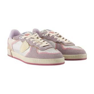 Philippe Model Multicolor Patchwork Goatskin Sneaker - Multicolor