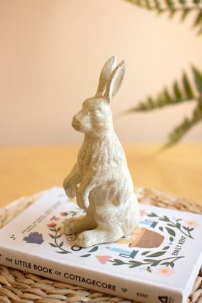 Kalalou Cast Iron Standing Rabbit