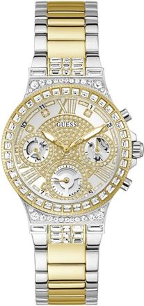 Guess 2-Tone Multi-function Watch Gw0320L7 - Dames - Accessoires - Grijs - Maat: ONE Size