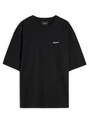 Axel Arigato Honor Logo-embroidered Cotton T-shirt - Black - S