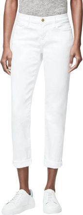Frame Denim Le Garcon Jean In Blanc