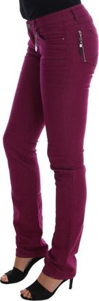 Costume National Womens Purple Cotton Stretch Slim Denim Jeans Clothing