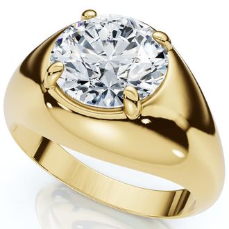 Pompeii3 Ceritified Mens 3Ct Diamond Wedding Anniversary Ring Gold Lab Grown
