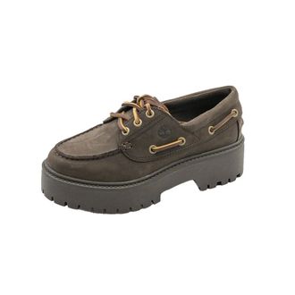 Timberland Stone Street Platform Laarzenchoen - Dames - Schoenen - Bruin - Maat: 36 EU Leer