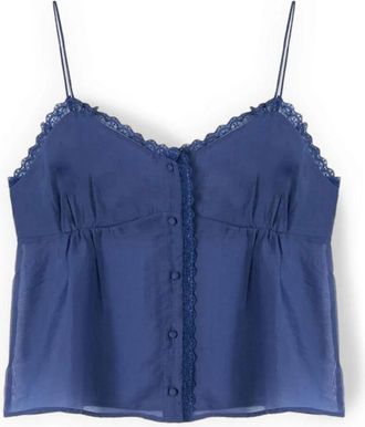 Motivi Donna, Top, Blu, S, new