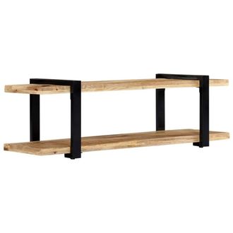 Berkfield Home TV Cabinet 130x40x40 cm Solid Mango Wood in Brown | Size: 130 x 40 x 40 cm