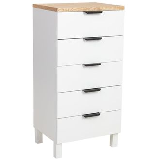 Wanderlust Deco Sinfonier de madera 45x35x90 blanco