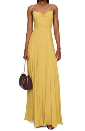 Reformation Thistle Maxi Dress in Dandelion at Nordstrom Rack, Size 10