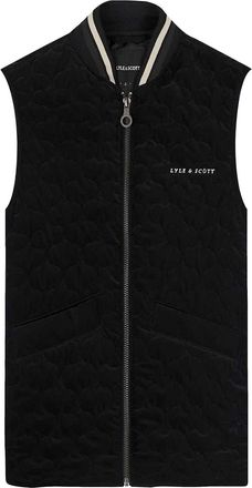 Lyle & Scott Heren Gewatteerd Gilet (Zwart)