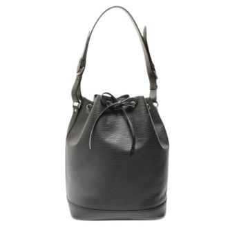 Louis Vuitton Pre-owned Bucket Bags, female, Black, Size: ONE SIZE Pre-owned Vintage Epi Shoulder Bag