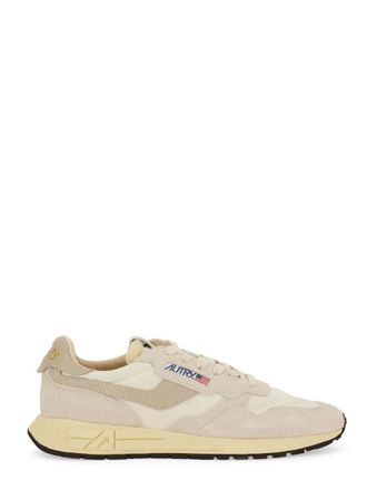 Autry Reelwind Low Sneakers With Layered Panels And Textured Sole