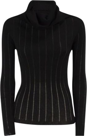 Max Mara MAX Mara Studio Truien - Dames - Coltruien - Zwart - S - Truien & Vesten