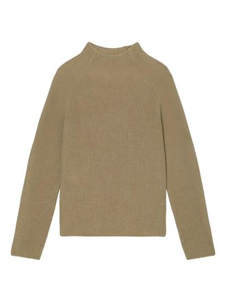 Marc O'Polo Geribbelde coltrui - Bruin