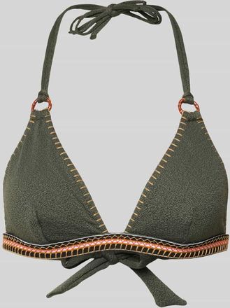 Banana Moon Banana Moon Bikini-Oberteil mit Schn&uuml;rung Modell WAKO SANTANY in Khaki, Gr&ouml;&szlig;e XXL