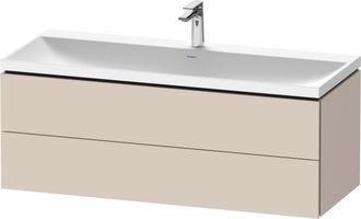Duravit Duravit L-cube Conjunto En C Suspendido, 2 Cajones, Sin