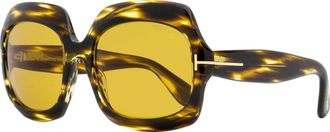 Tom Ford Womens Ren Sunglasses TF1155 52E Dark Havana 60mm