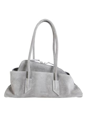 The Attico La Passeggiata Small Suede Shoulder Bag