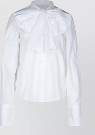Patou ascot collared neck blouse
