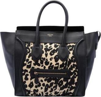 Celine Pre-owned Luggage Tote - Dames - Vintage Shopper - Veelkleurig - ONE Size - Leer - Vintage
