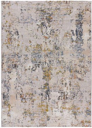 Atticgo Alfombra abstracta beige/caldera/azul 154x230 cm