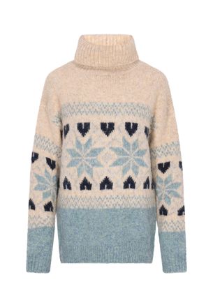 Usha Jumper Dames Blauw Veelkleurig