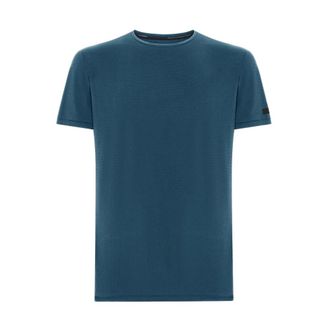 Roberto Ricci Design T-Shirts, male, Blue, Size: 3XL Square T-shirt