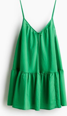 H&M Trägerkleid in A-Linie - Green