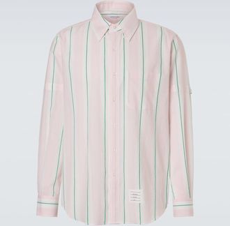Thom Browne Striped cotton shirt