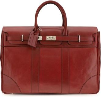 Brunello Cucinelli Leather Country Travel Bag