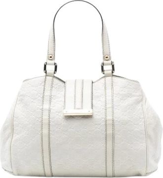 Gucci Pre-owned Handbags, female, White, Size: ONE SIZE Pre-owned The New Ladies