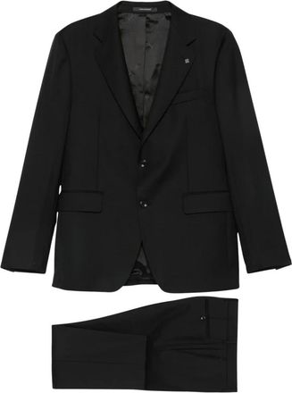Tagliatore Kostuums, Heren, Zwart, L, Enkelrijig Kostuum