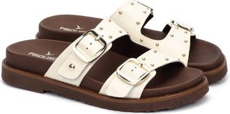 Pikolinos Womens Aitana Leather Sandal In Nata