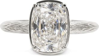 Sterling Forever Sterling Silver Mini Elongated Cushion Ring