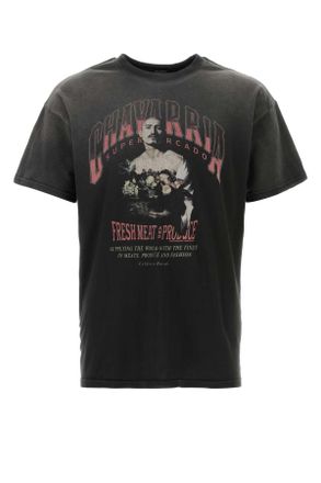 Willy Chavarria Slate Cotton San Chachi T Shirt