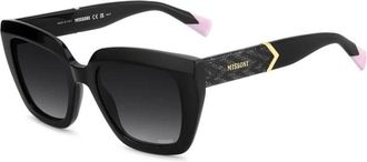 Missoni Gegenspiegelde Vierkante Zonnebril - Dames - Zonnebrillen - Zwart - 52 MM - Accessoires