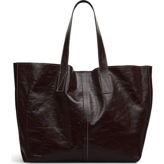 Radley London Broadway Market Large Open Top Tote Bag in Dark Oak at Nordstrom
