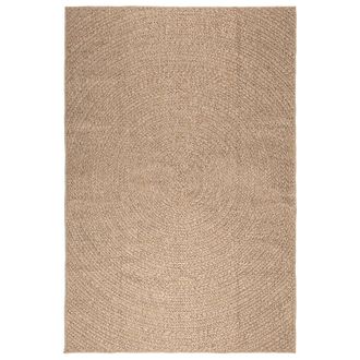 vidaXL Alfombra Zizur Apariencia De Yute Interior Y Exterior 200x290cm Vidaxl