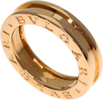 Bulgari Pink Gold (18K) Band Ring (Pre-Owned)