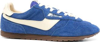 Autry Windspin suede and leather trainers