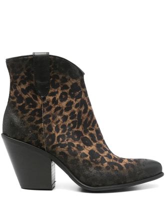 Métisse Stivali con stampa - Marrone