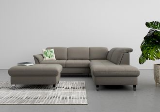 Sit&more Ecksofa &raquo;Maggiore L-Form&laquo; wahlweise mit Kopfteilverstellung, Bettfunktion und Stauraum