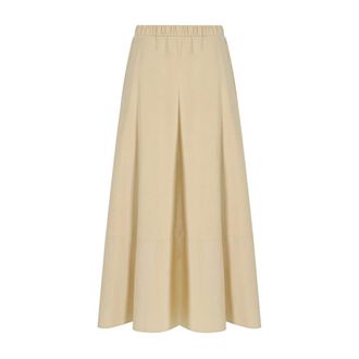 Max Mara Ribes Skirt - female - Max Mara - Midi Skirts - Beige - XS - Skirts