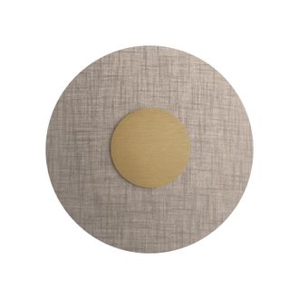 Rossini Illuminazione Solaris Applique Da Parete Oro Con Paralume Avorio 12w 3000k Cri90 Ip20 - Rossini Group, Illuminazione Led Di Design Per Interni