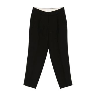 Patrizia Pepe Capri Trousers - female - Patrizia Pepe - Cropped Trousers - Black - M - Trousers